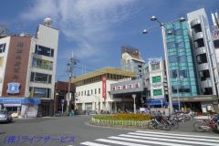 JR東海道本線「塚本」駅前ロータリー