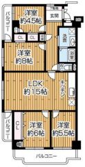 南西角部屋・陽当り＆通風良好・H25年１月室内改装履歴有