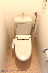 温水洗浄便座付トイレ