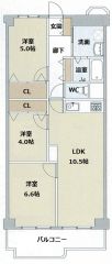 上層階・Ｒ１年１１月室内改装済・ペット飼育可(飼育規定有)