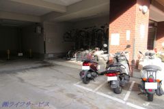 バイク置き場